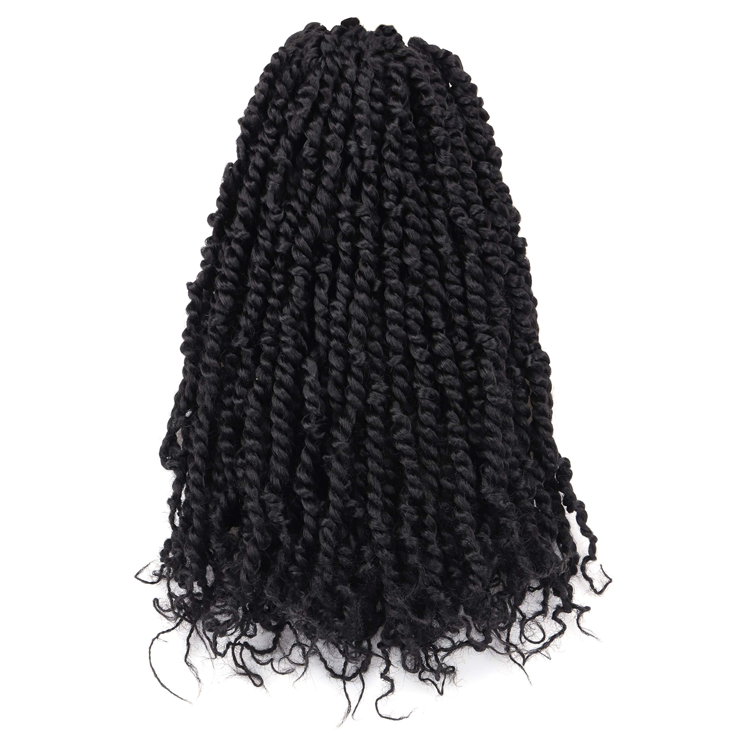 Tiana Passion Twist Hair Pre-Twisted Pre-Looped Passion Twists Crochet Braids Made Of Bohemian Hair Synthetic Braiding Hair Extension - Toyotress