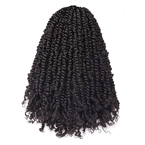 Tiana Passion Twist Hair Pre-Twisted Pre-Looped Passion Twists Crochet Braids Made Of Bohemian Hair Synthetic Braiding Hair Extension - Toyotress