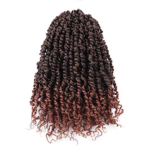 Tiana Passion Twist Hair Pre-Twisted Pre-Looped Passion Twists Crochet Braids Made Of Bohemian Hair Synthetic Braiding Hair Extension - Toyotress