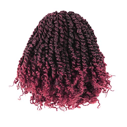 Tiana Passion Twist Hair Pre-Twisted Pre-Looped Passion Twists Crochet Braids Made Of Bohemian Hair Synthetic Braiding Hair Extension - Toyotress