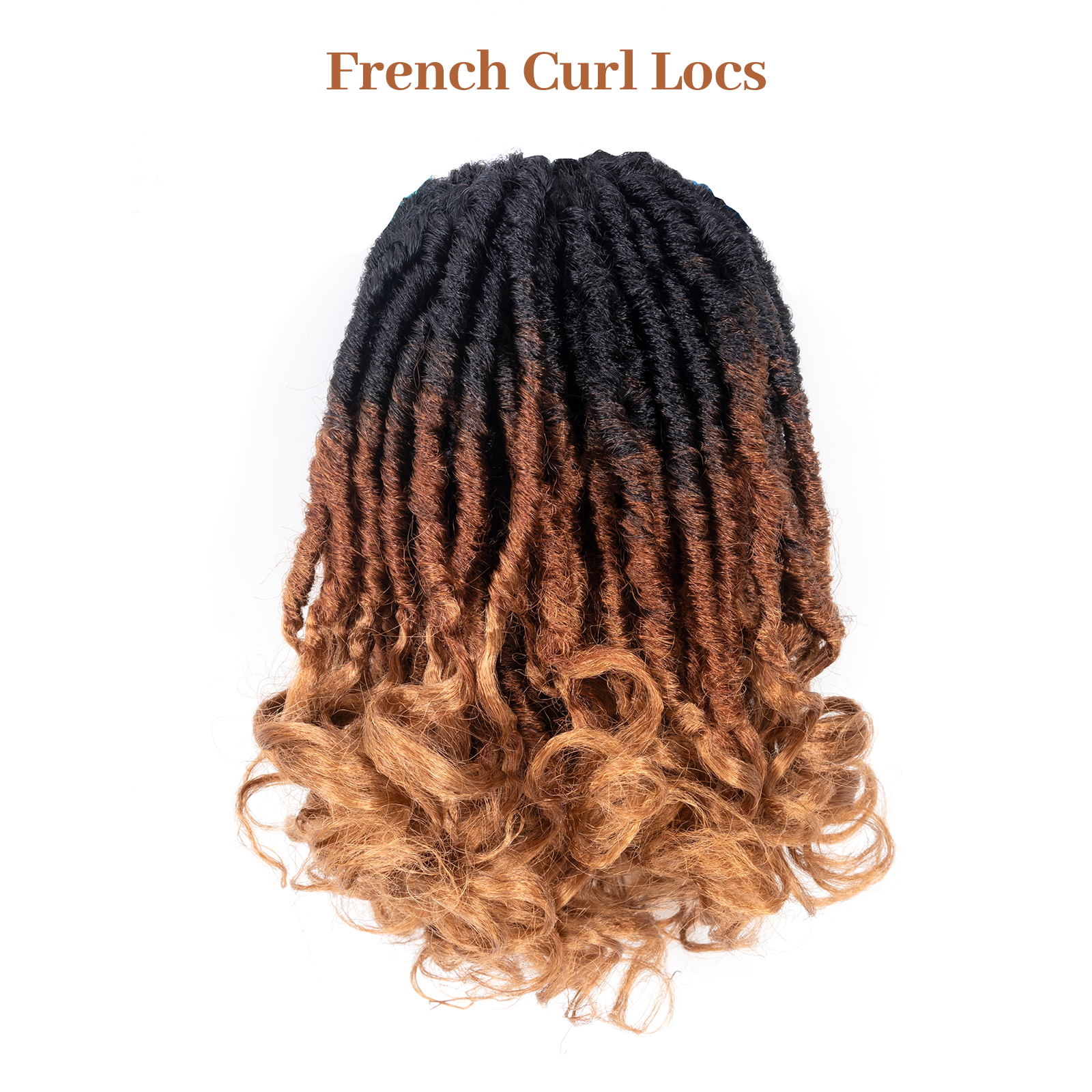 Toyotress Unique French Curl Locs Crochet French Locs With Curly Ends Crochet Hair Pre Looped French Curl Braiding Hair for Women