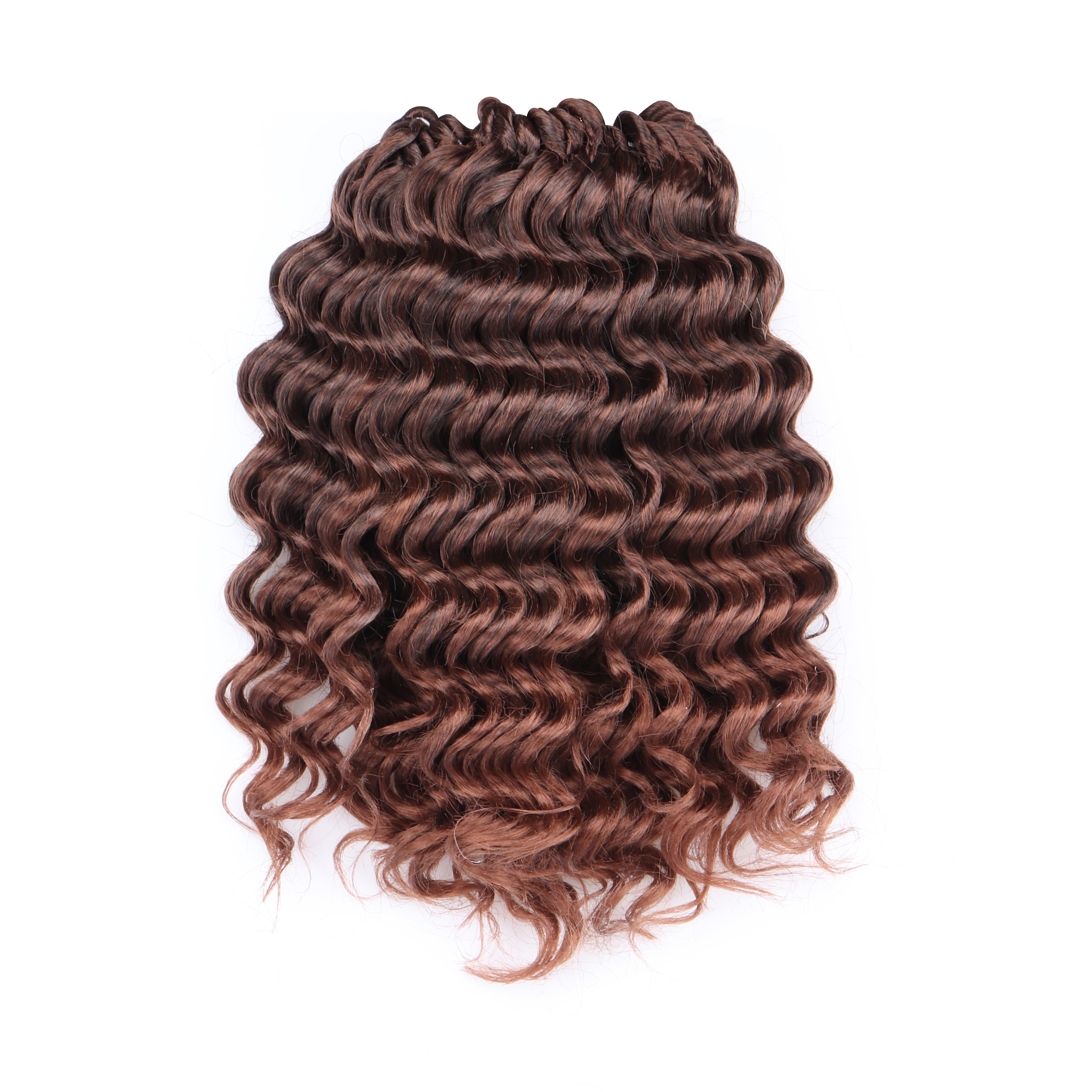 Facebook Group Benefit | Deep Wave Crochet Hair 10-14 Inch 8 Packs | Pre-Looped Wavy Curly Crochet Synthetic Hair