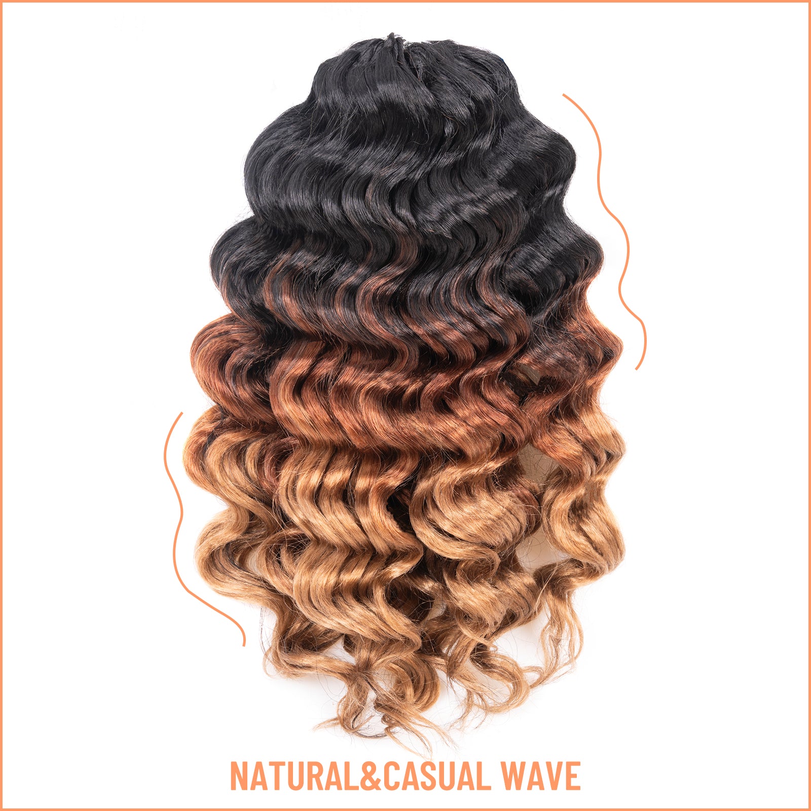 Ocean Wave Synthetic Crochet Braiding Hair Extensions - Toyotress