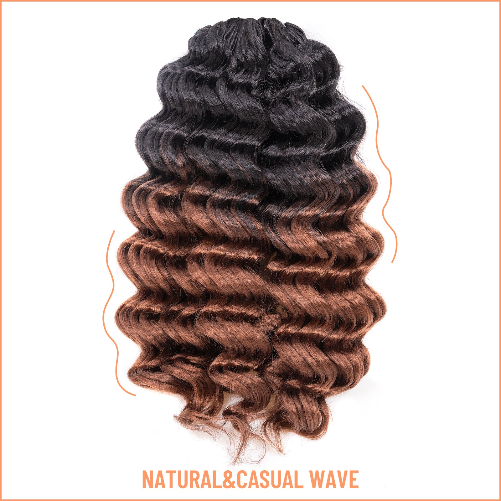 Ocean Wave Synthetic Crochet Braiding Hair Extensions - Toyotress