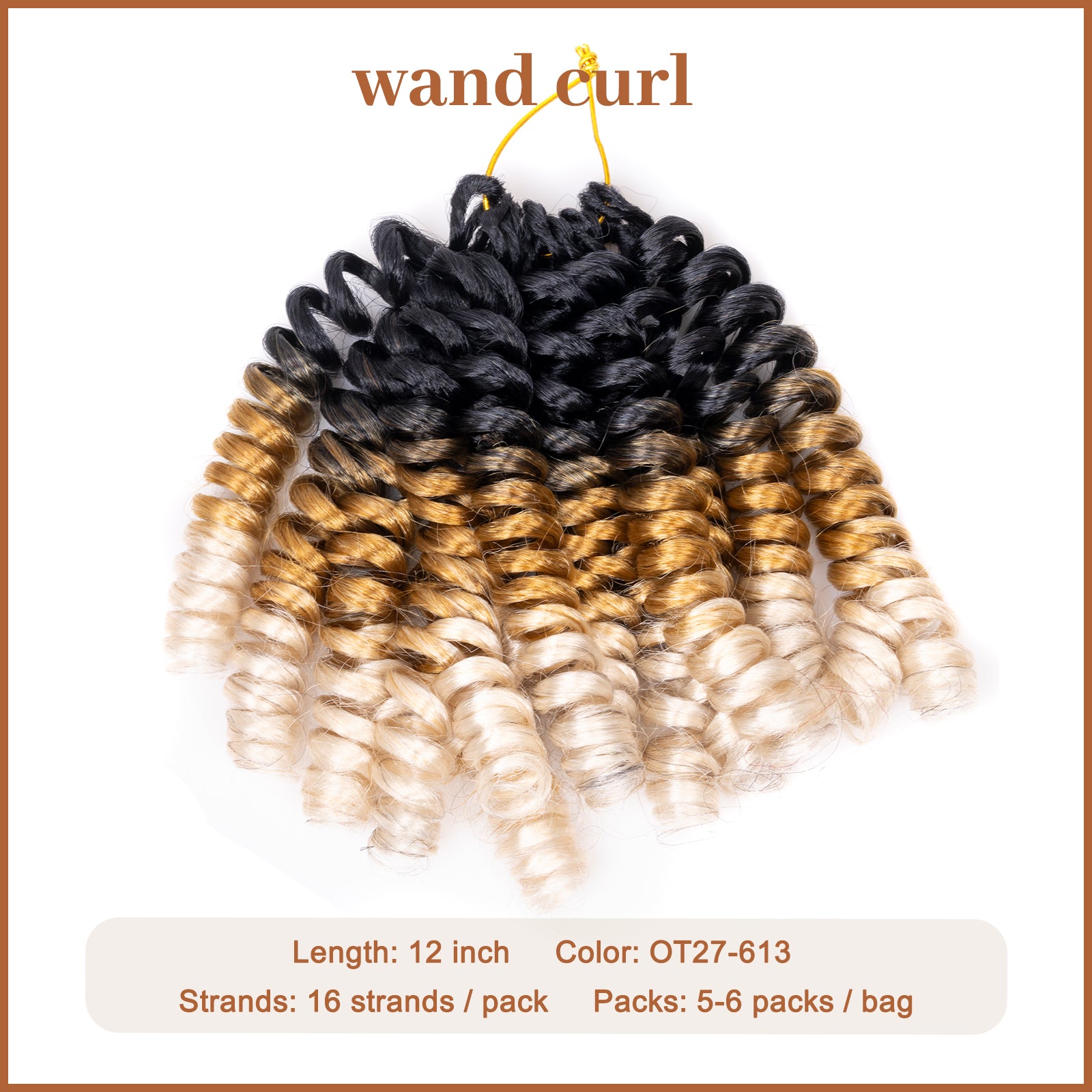 Wand Curl Synthetic Braiding Hair Exentions - Toyotress