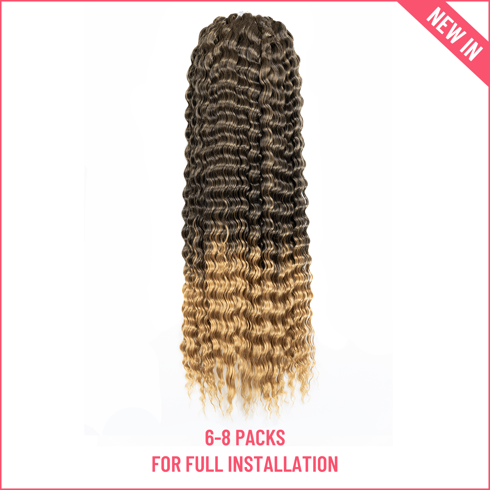 Ocean Wave Synthetic Crochet Braiding Hair Extensions - Toyotress