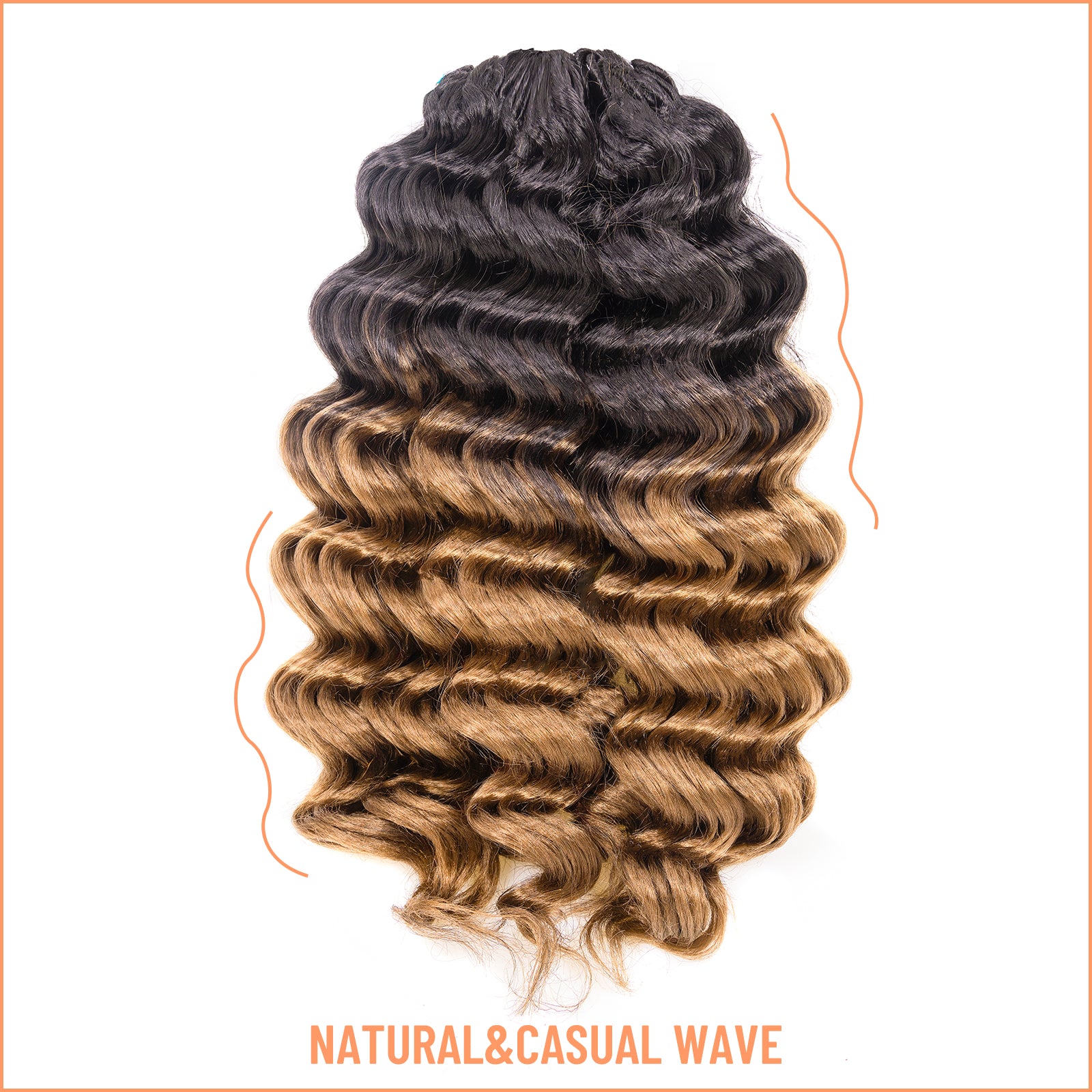 FAST SHIPPING 3-5 DAY OC | Toyotress Ocean Wave Crochet Hair - 8 Packs Short Curly Water Wave Deep Twist Wavy Braids For Black Women Synthetic Braiding Hair Extensions