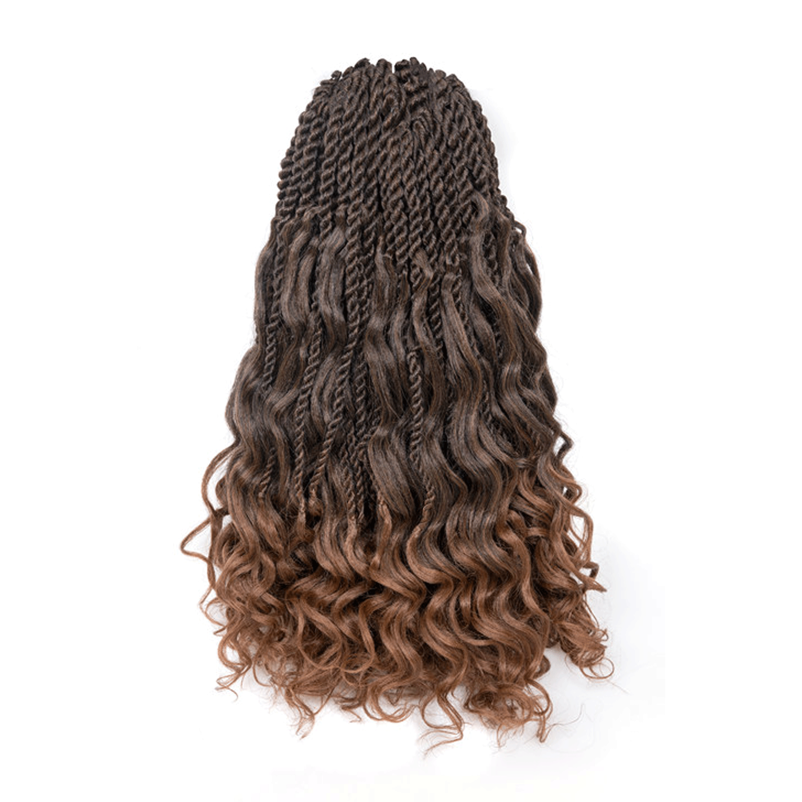 Facebook Group Benefit | Toyotress Unique Boho Island Twist with Curls Crochet Hair 8 Packs | Crochet Senegalese Twist Pre Looped Braiding Hair Wth Curly Ends