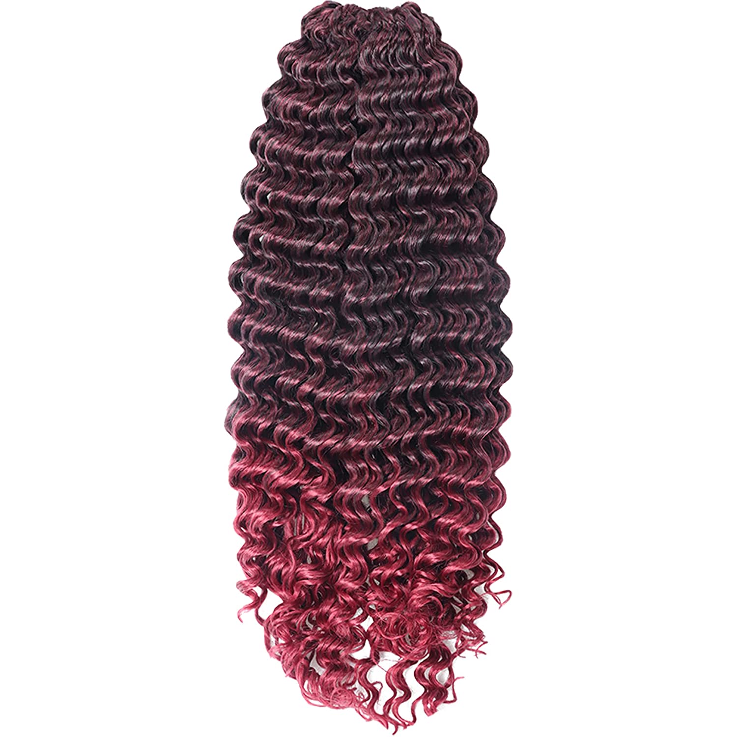 Clearance | Deep Wave Crochet Hair 10-14 Inch 8 Packs | Pre-Looped Wavy Curly Crochet Synthetic Hair