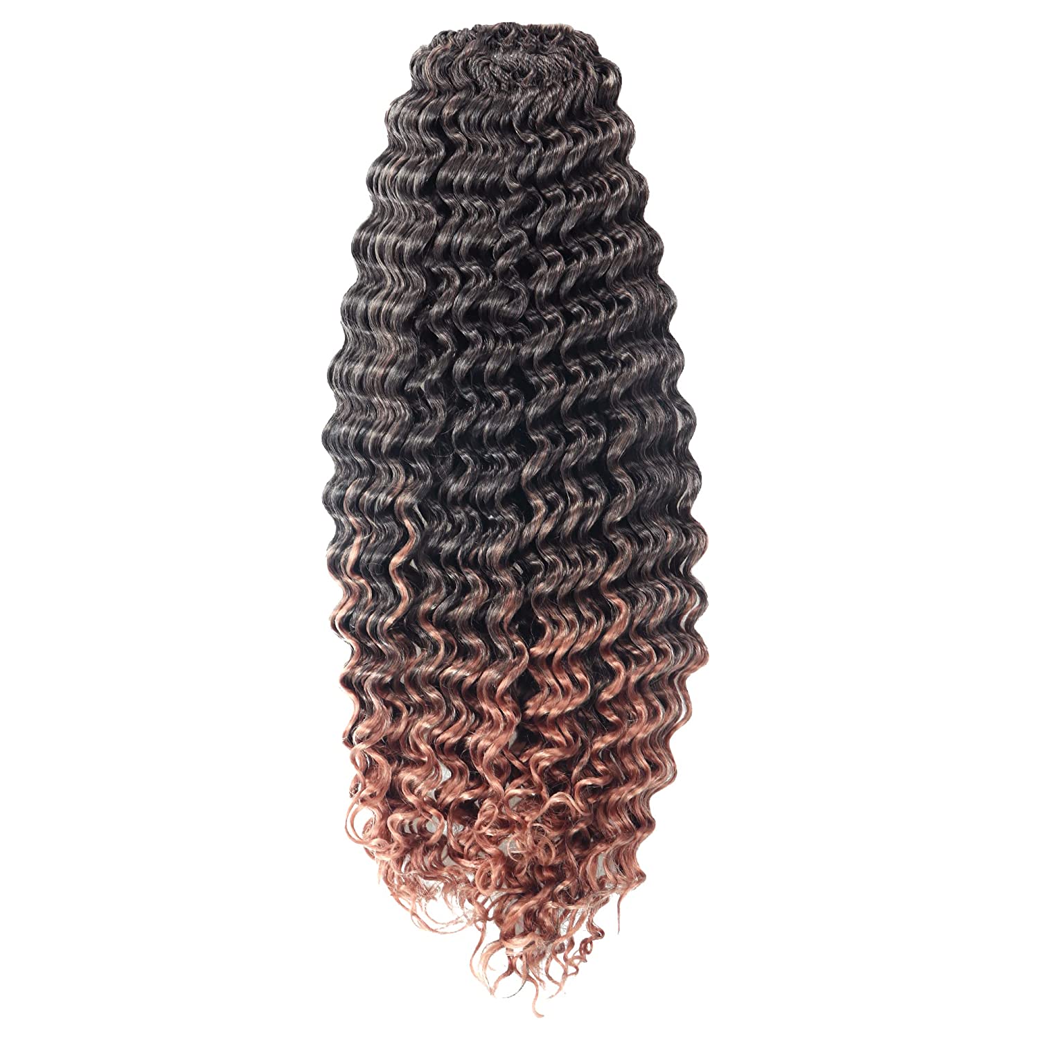 Clearance | Deep Wave Crochet Hair 10-14 Inch 8 Packs | Pre-Looped Wavy Curly Crochet Synthetic Hair