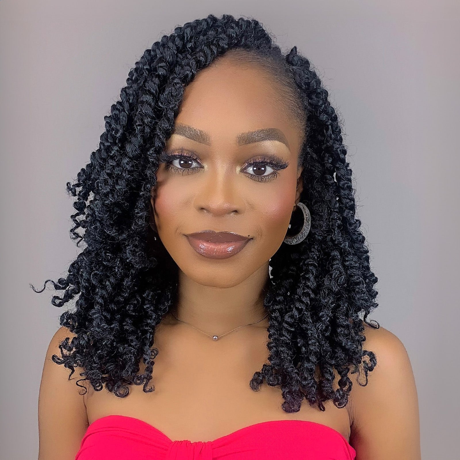 8 Packs Tiana Passion Twist 6-20 Inch | Pre-Twisted Pre-Looped Pre-Twisted Synthetic Crochet Hair