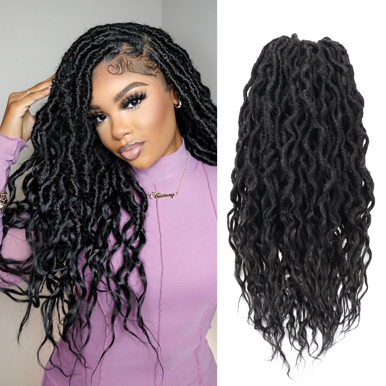 Toyotress wavy locs gypsy locs crochet hair extensions