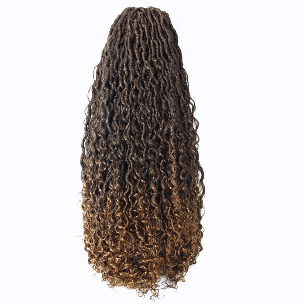 Toyotress Toceana Goddess Locs Crochet Hair 14-26 Inch 8 Packs | Pre-T