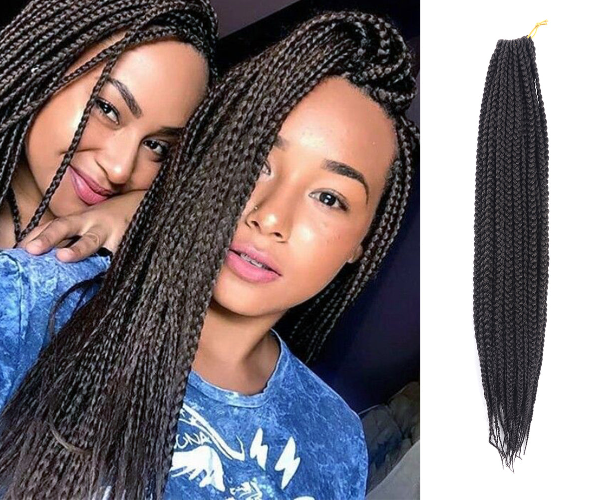 Box Braid 7 Packs Crochet Synthetic Hair Extensions - Toyotress