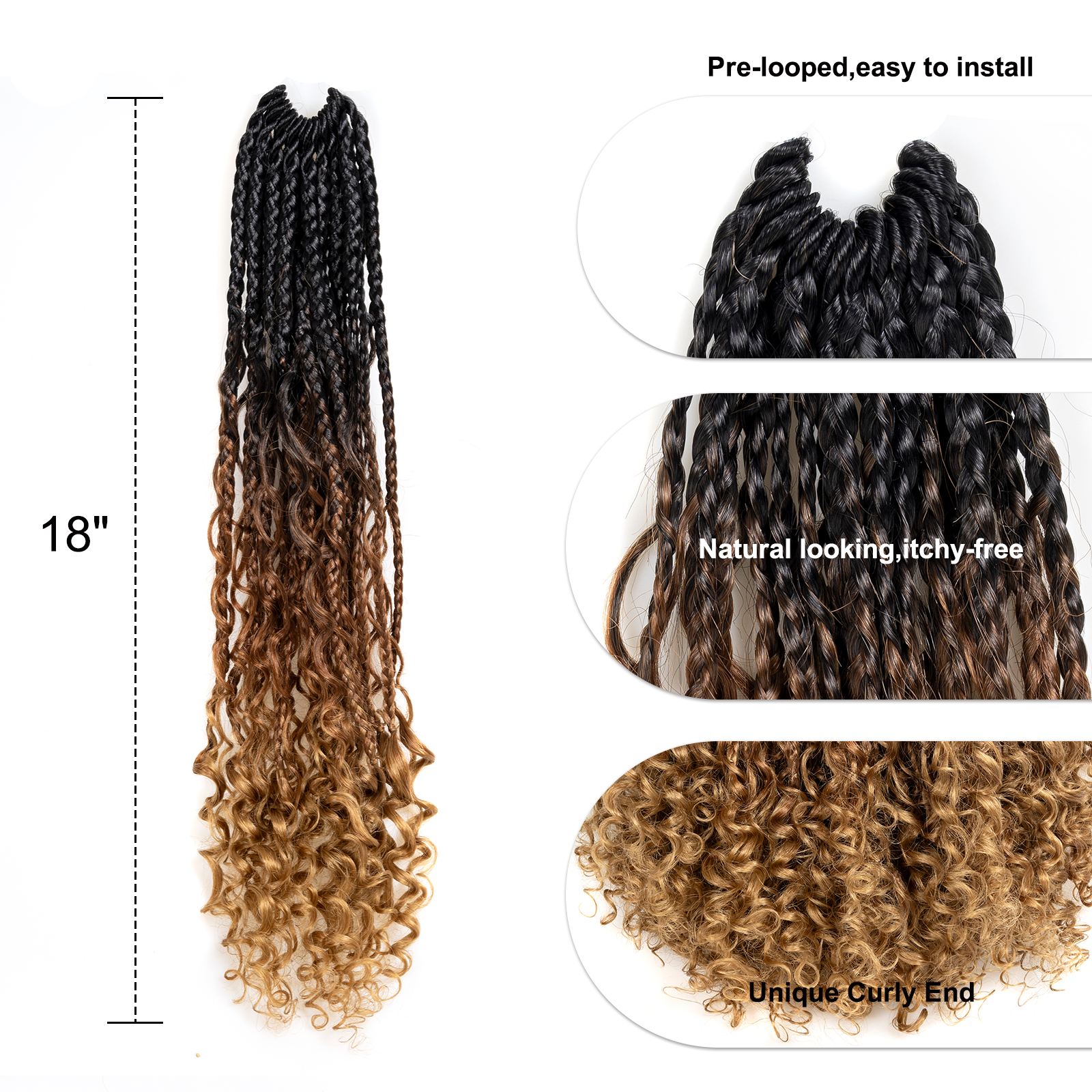 Goddess Box Braids Crochet Hair