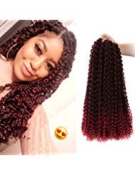 Facebook Group Benefit | TOYOTRESS Water Wave Passion Twist Hair 6/7 Packs - Ombre Orange Water Wave Crochet Braids Synthetic Braiding Hair Extensions