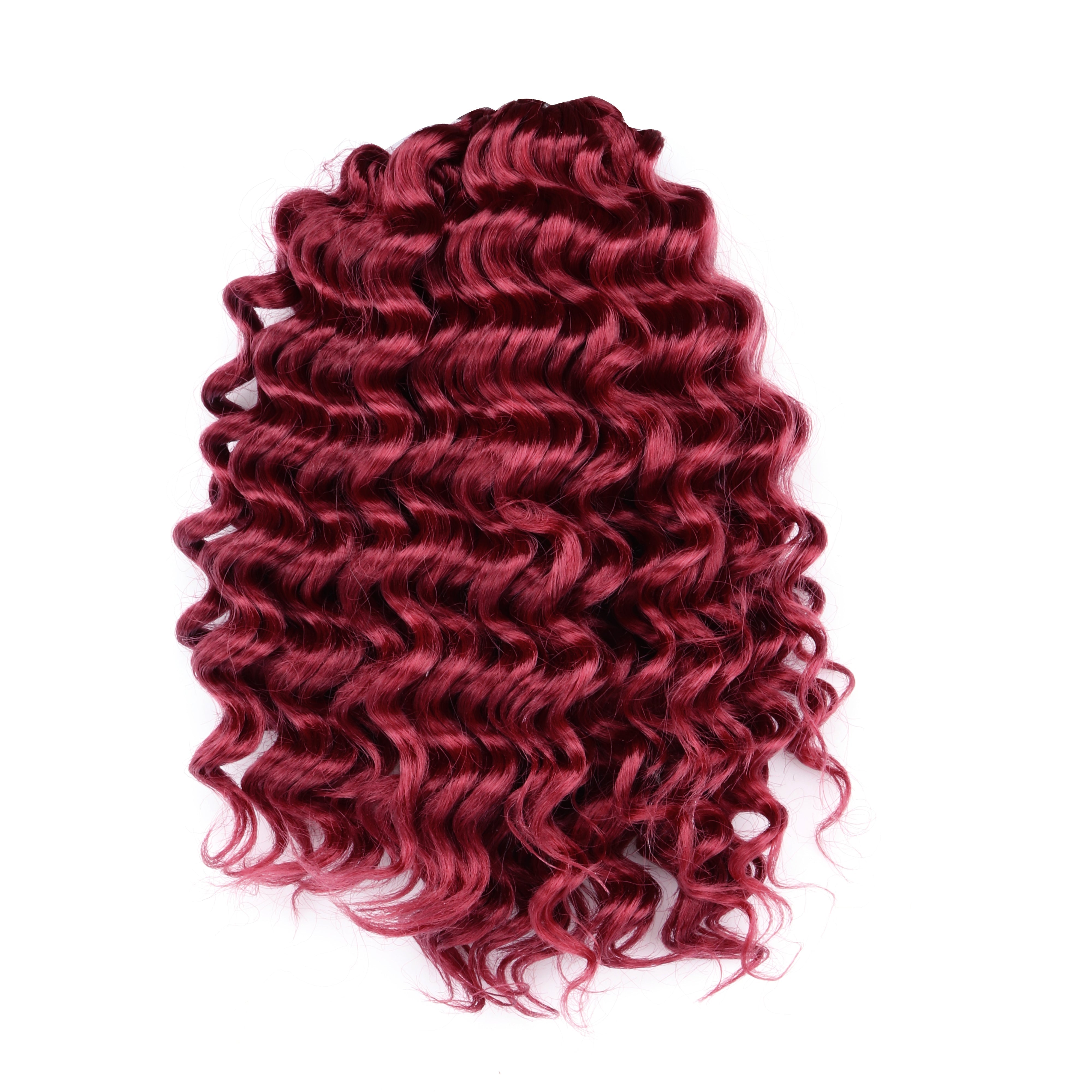 Facebook Group Benefit | Deep Wave Crochet Hair 10-14 Inch 8 Packs | Pre-Looped Wavy Curly Crochet Synthetic Hair