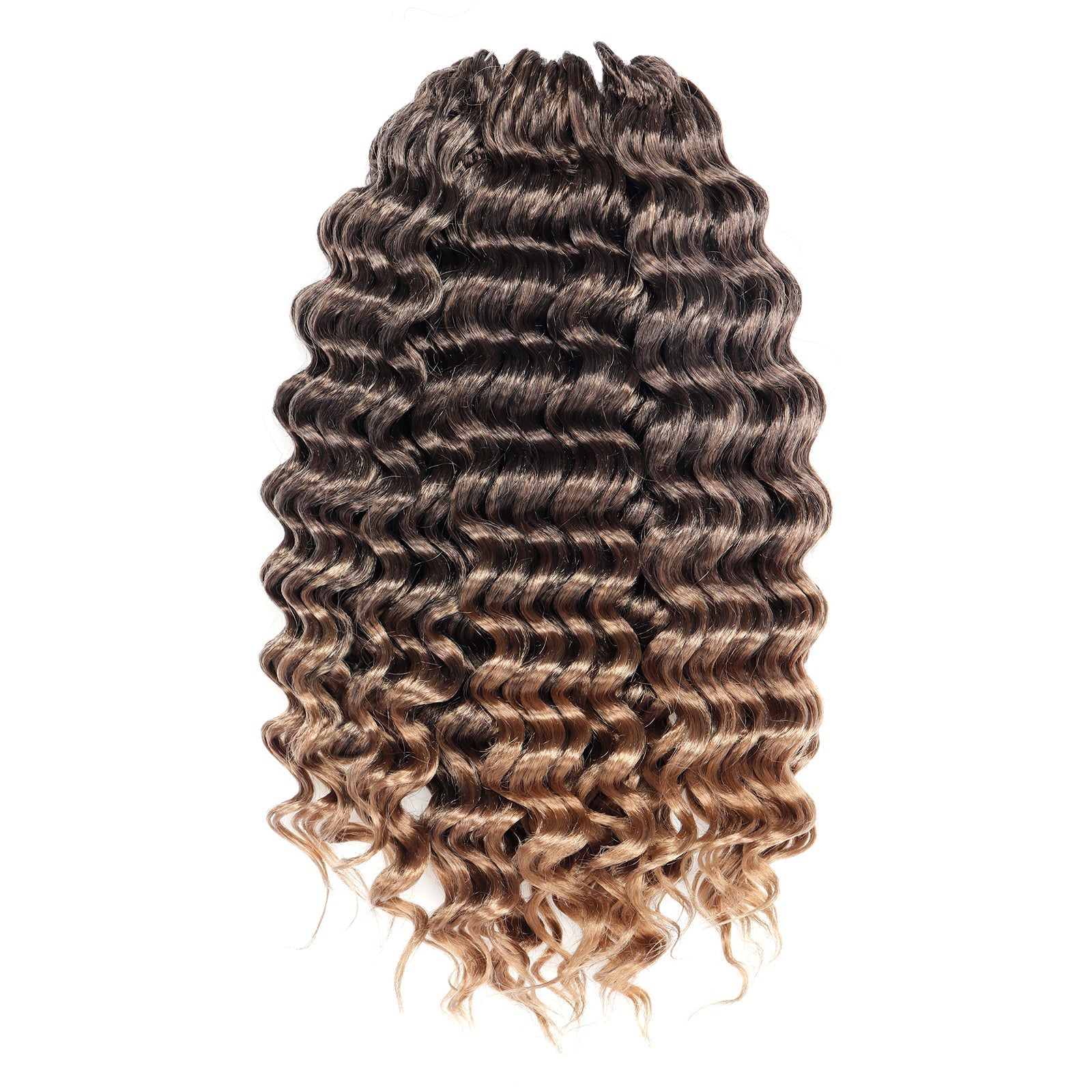 Clearance | Deep Wave Crochet Hair 10-14 Inch 8 Packs | Pre-Looped Wavy Curly Crochet Synthetic Hair