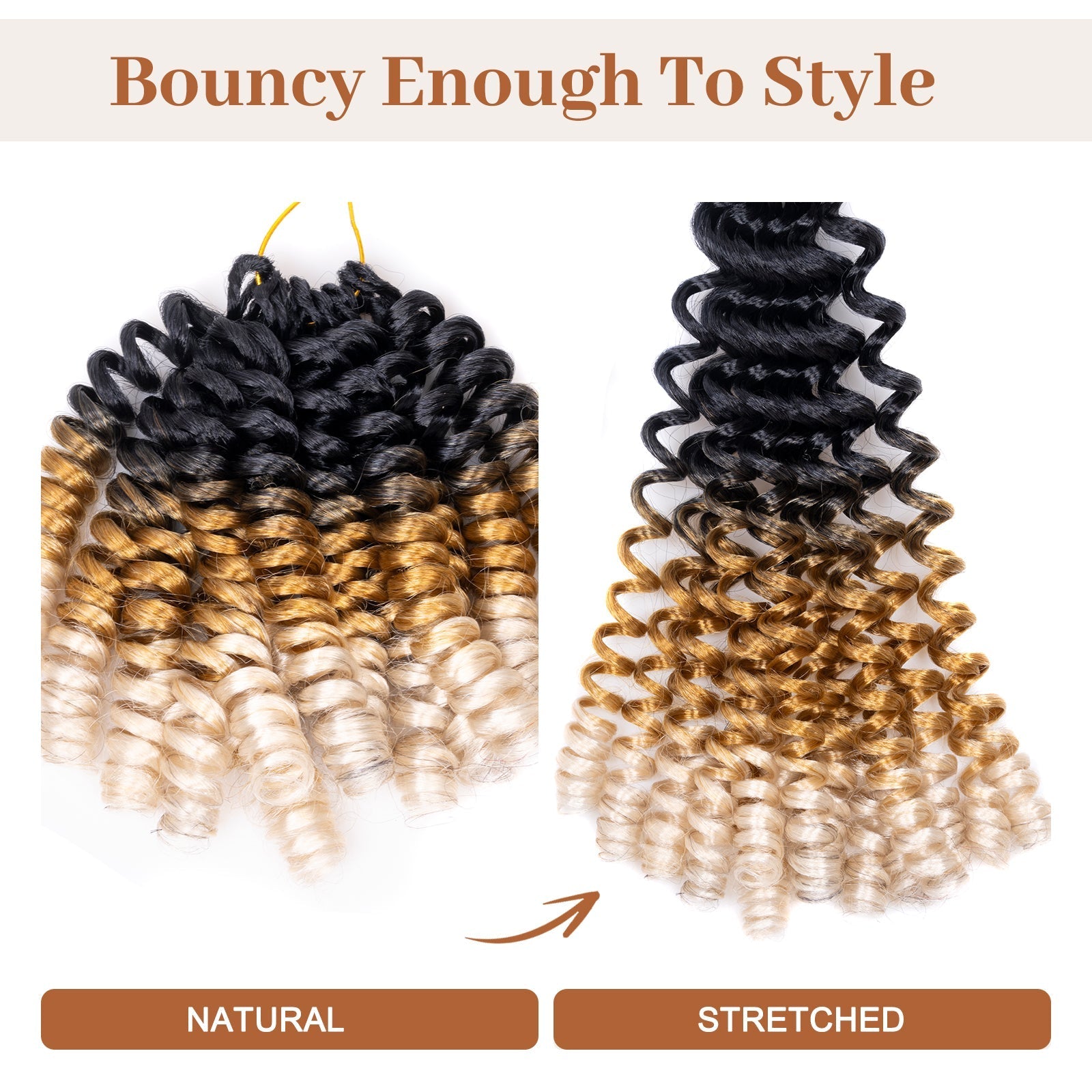 Wand Curl Synthetic Braiding Hair Exentions - Toyotress
