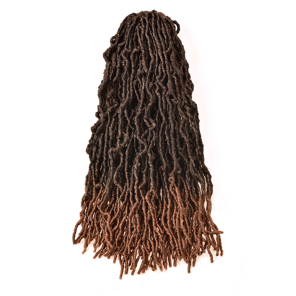 Faux Locs Crochet Hair Pre-Looped Handmade Crochet Braids Synthetic Braiding Hair