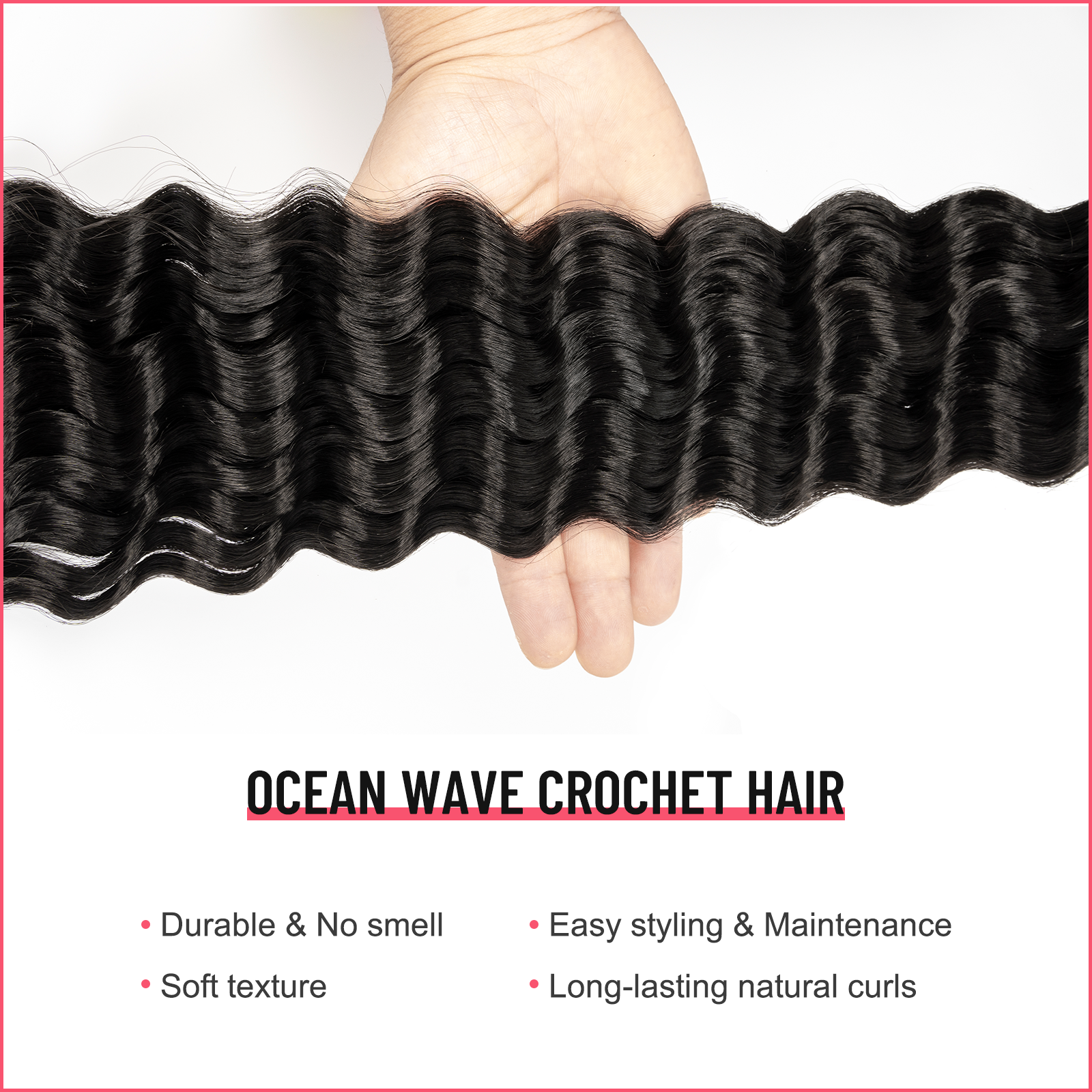 Ocean Wave Synthetic Crochet Braiding Hair Extensions - Toyotress