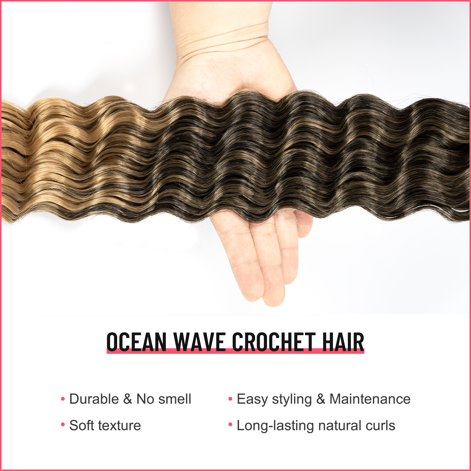 Ocean Wave Synthetic Crochet Braiding Hair Extensions - Toyotress