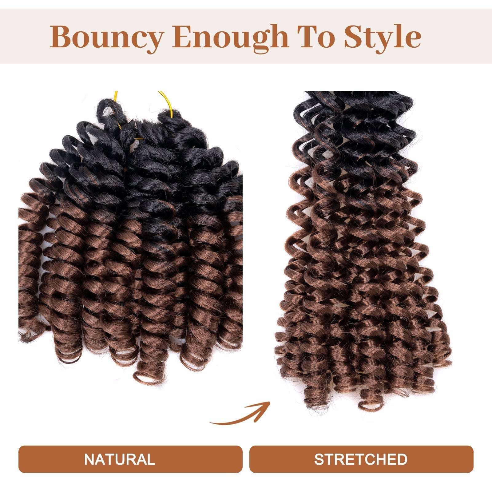 Wand Curl Synthetic Braiding Hair Exentions - Toyotress