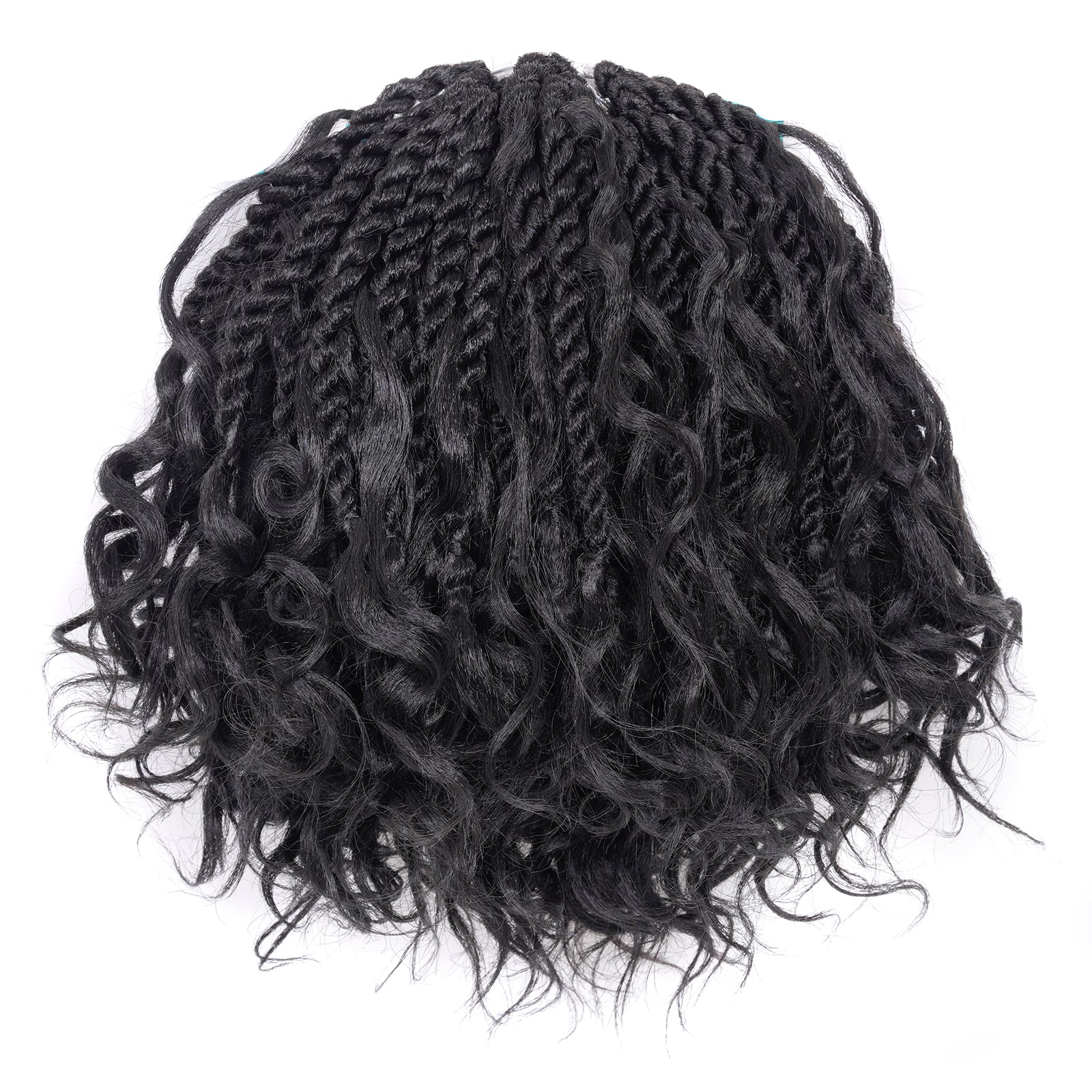 ( US ONLY) FAST SHIPPING ISLAND TWIST | ToyoTress Boho Island Twist Crochet Hair - 8 Packs Short Bob Ombre Brown Boho Havana Twist Crochet Braids Synthetic Braiding Hair