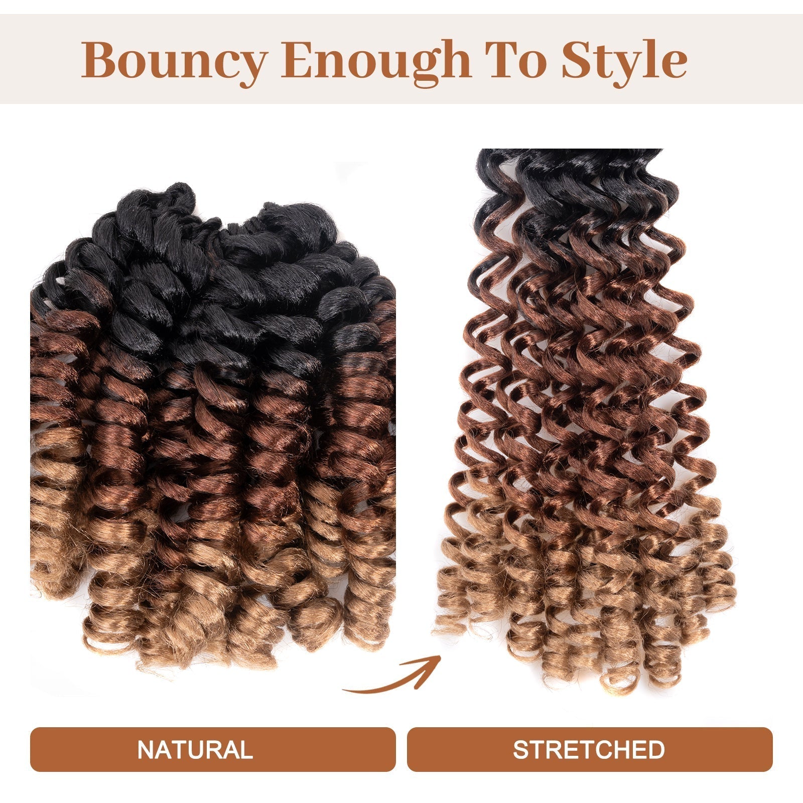 Wand Curl Synthetic Braiding Hair Exentions - Toyotress