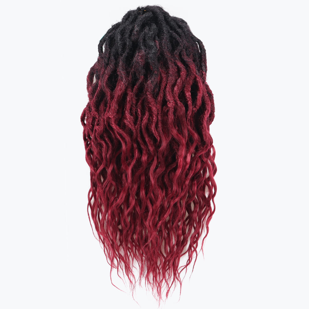 Toyotress wavy locs gypsy locs crochet hair extensions