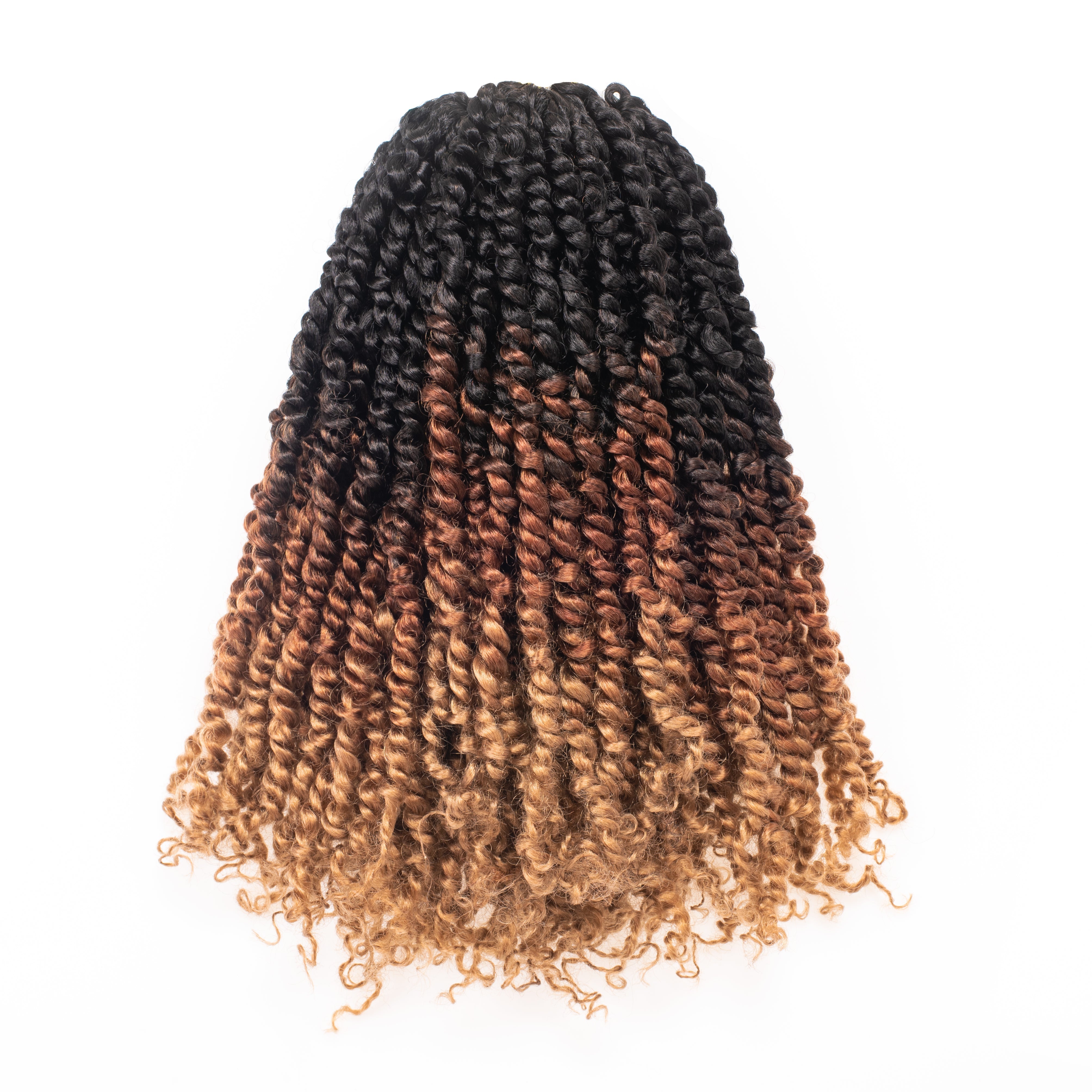 Tiana Passion Twist Hair Pre-Twisted Pre-Looped Passion Twists Crochet Braids Made Of Bohemian Hair Synthetic Braiding Hair Extension - Toyotress