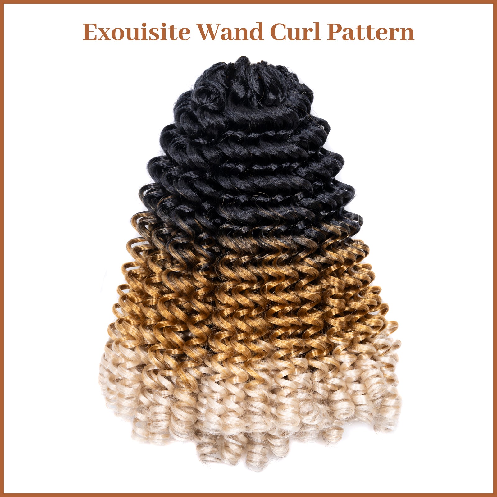 ( US ONLY) FAST SHIPPING WC | Toyotress Wand Curl Crochet Hair - 6 Packs Jet Black Jamaican Bounce Crochet Hair, Short Bob Curly Crochet Braids Bouncy Curls Synthetic Braiding Hair Extensions