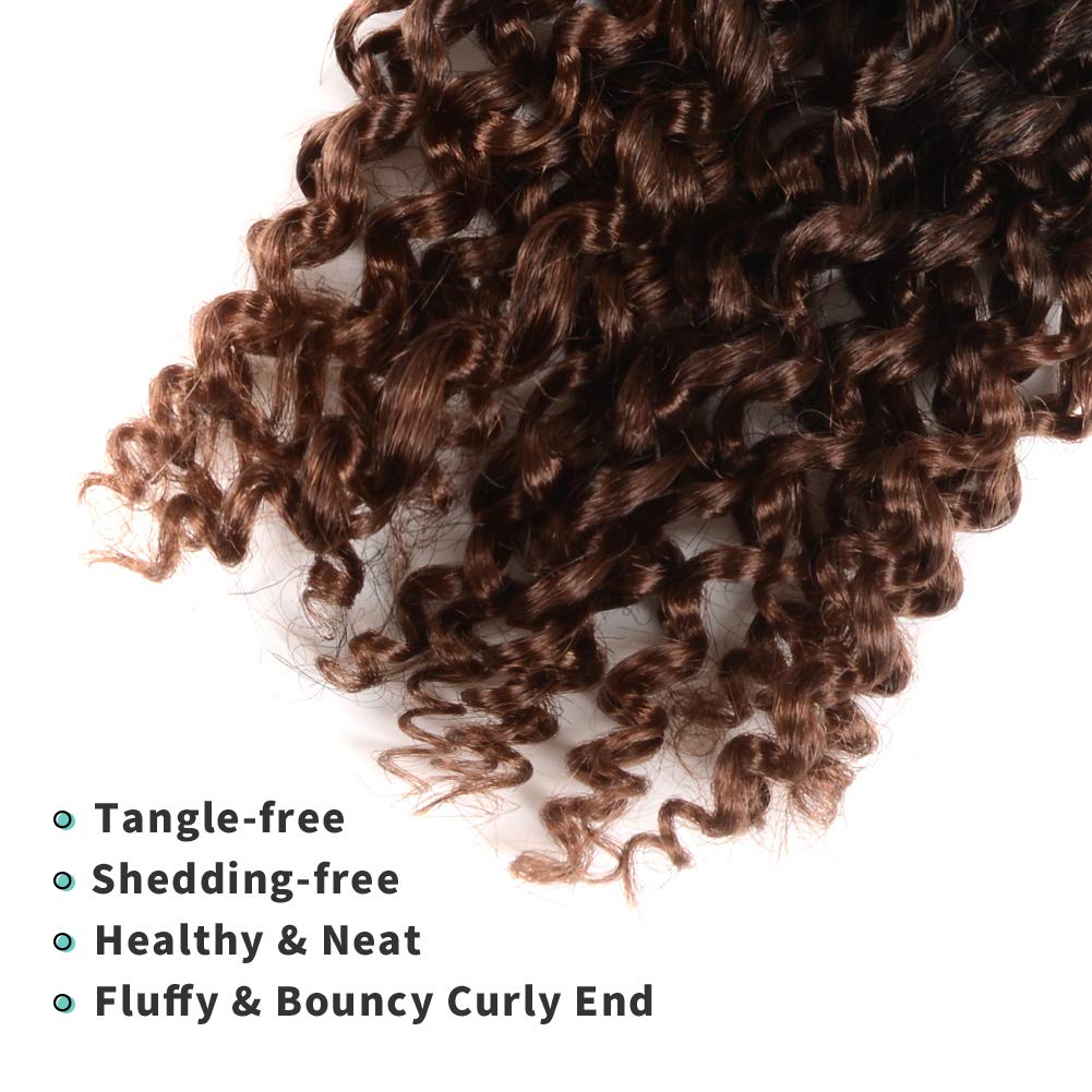 Facebook Group Benefit | TOYOTRESS Water Wave Passion Twist Hair 6/7 Packs - Ombre Orange Water Wave Crochet Braids Synthetic Braiding Hair Extensions