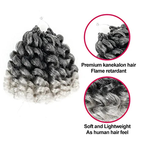 Wand Curl Synthetic Braiding Hair Exentions - Toyotress