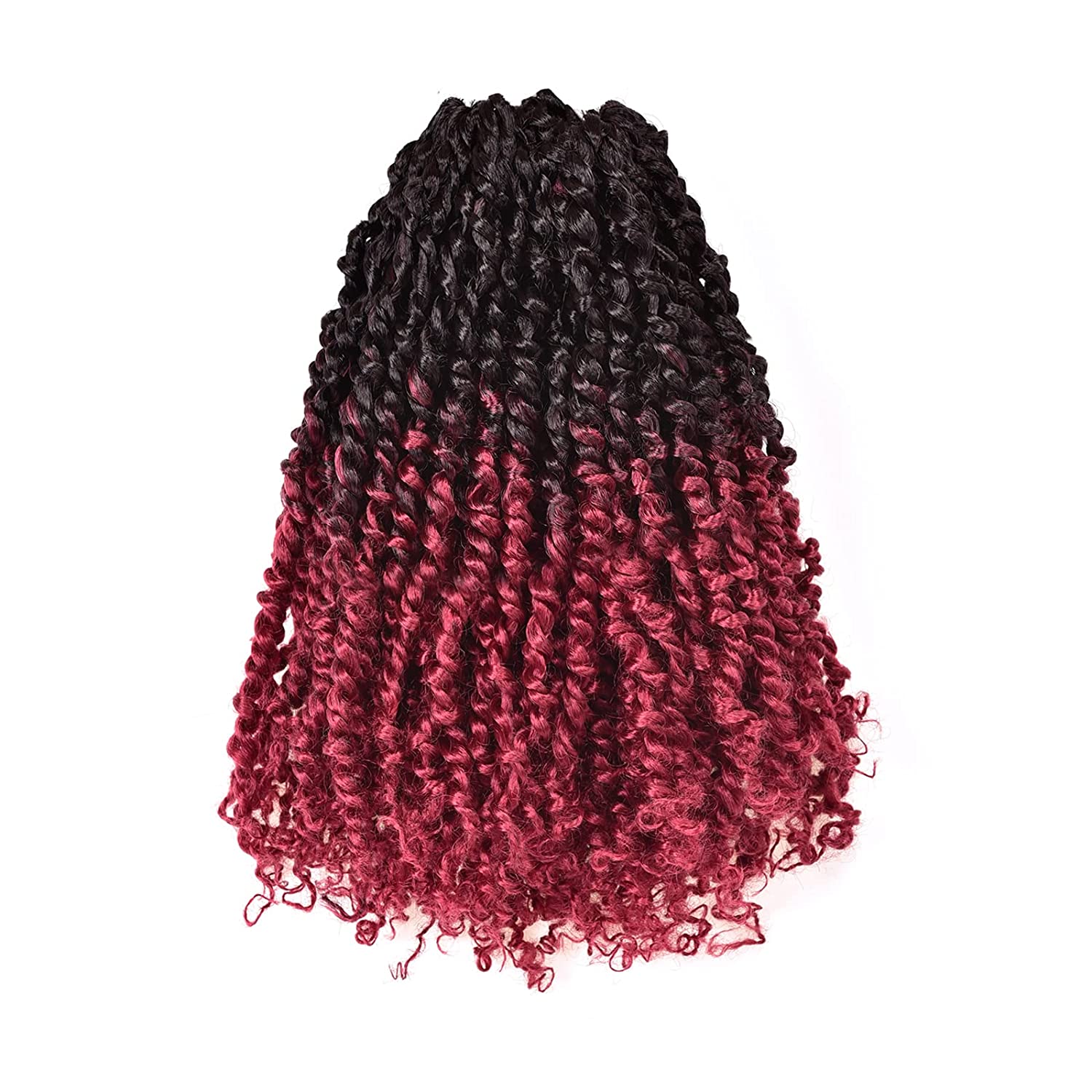 Tiana Passion Twist Hair Pre-Twisted Pre-Looped Passion Twists Crochet Braids Made Of Bohemian Hair Synthetic Braiding Hair Extension - Toyotress