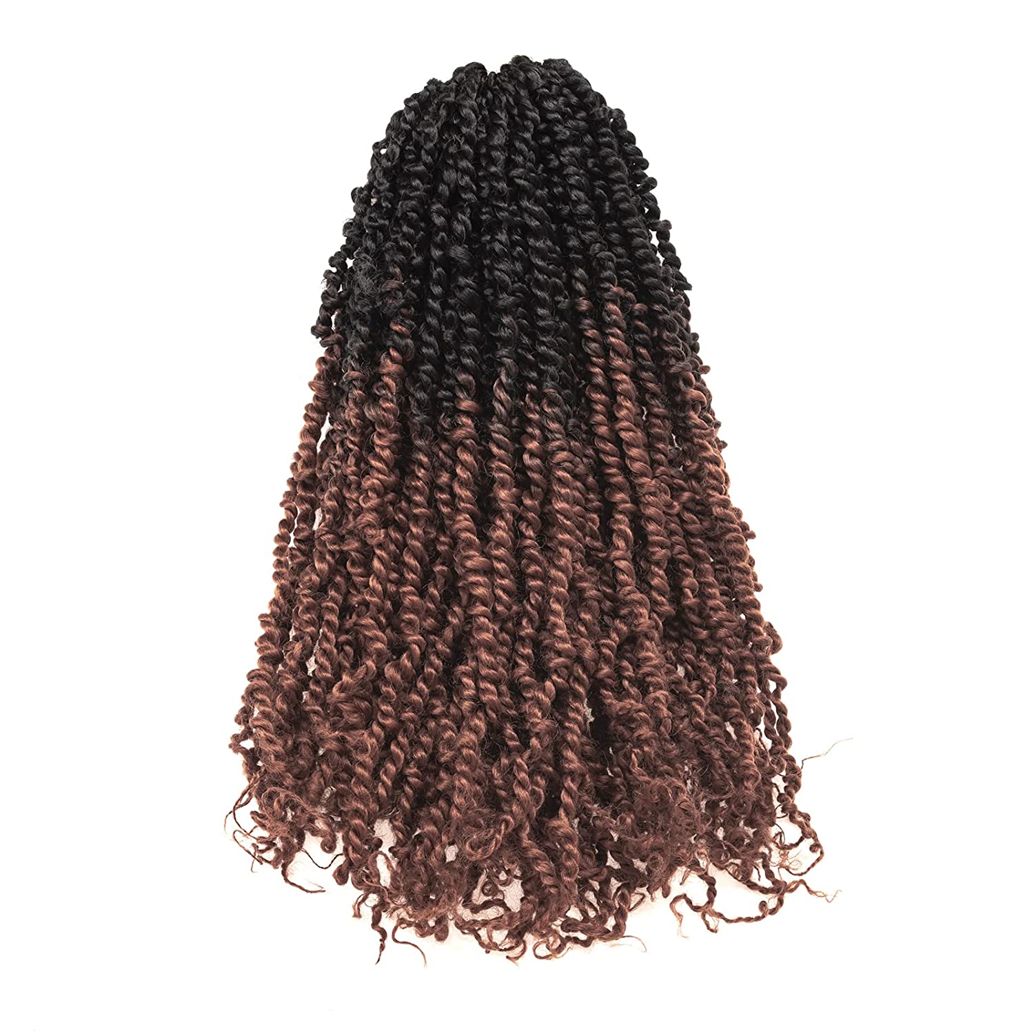 Tiana Passion Twist Hair Pre-Twisted Pre-Looped Passion Twists Crochet Braids Made Of Bohemian Hair Synthetic Braiding Hair Extension - Toyotress