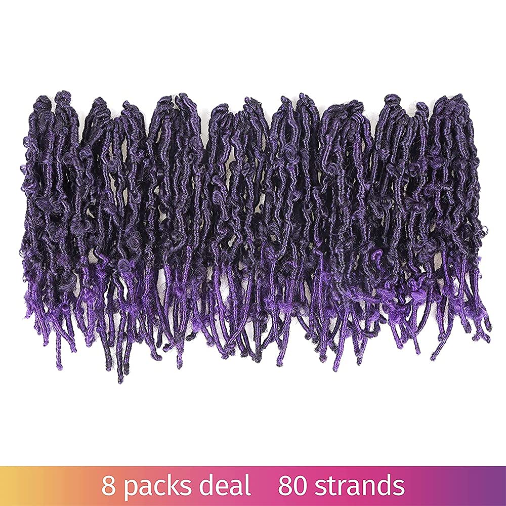 ( US ONLY) FAST SHIPPING DBL | Toyotress Butterfly Locs Crochet Hair Pre-twisted Distressed Crochet Braids, Faux Locs Pre-looped Synthetic Braiding Hair Extensions