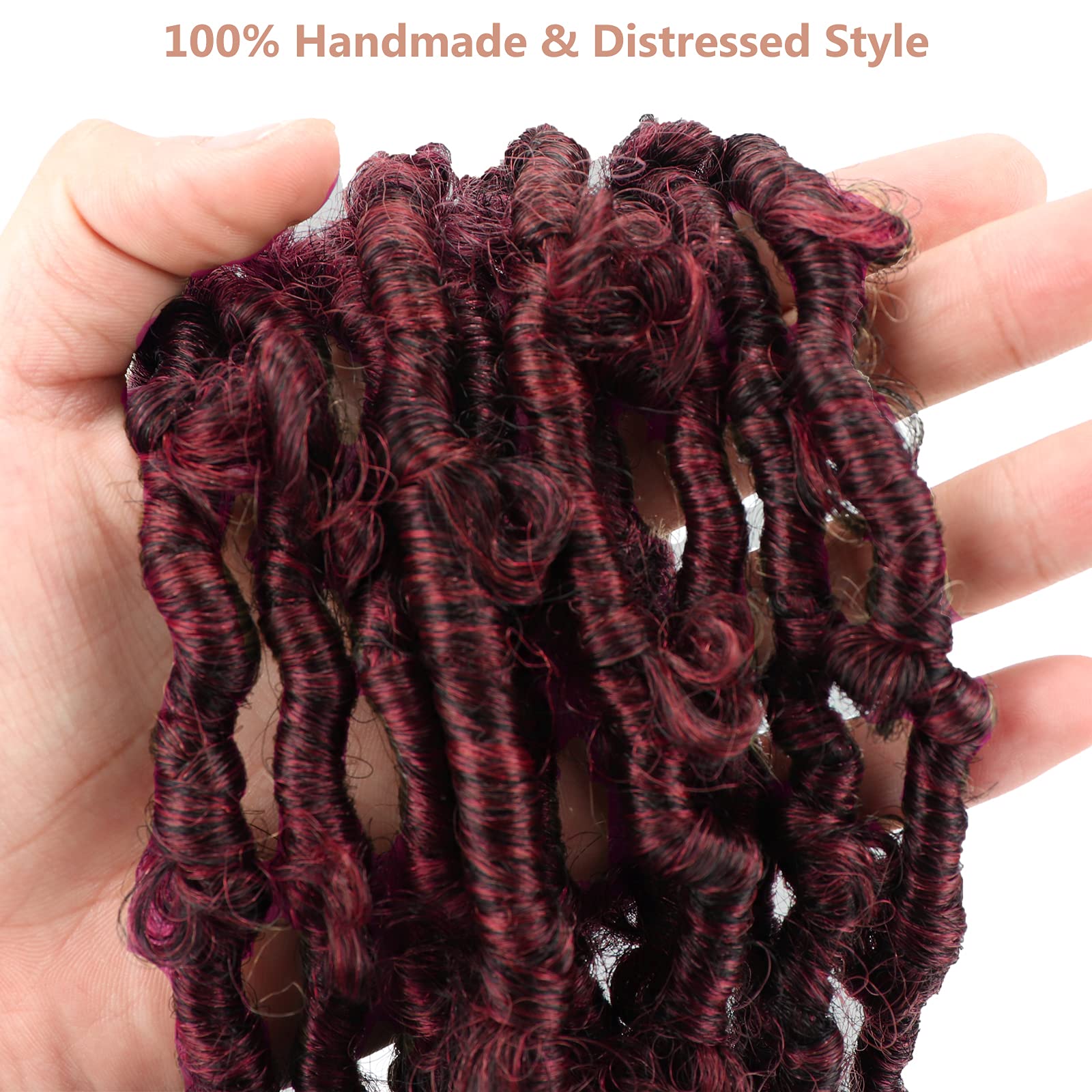 Butterfly Locs 12 Inches Pre-twisted Distressed Synthetic Crochet Hair - Toyotress