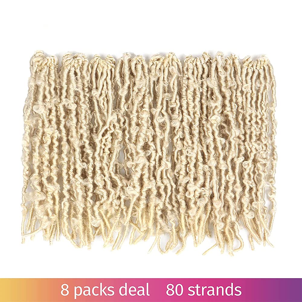 ( US ONLY) FAST SHIPPING DBL | Toyotress Butterfly Locs Crochet Hair Pre-twisted Distressed Crochet Braids, Faux Locs Pre-looped Synthetic Braiding Hair Extensions