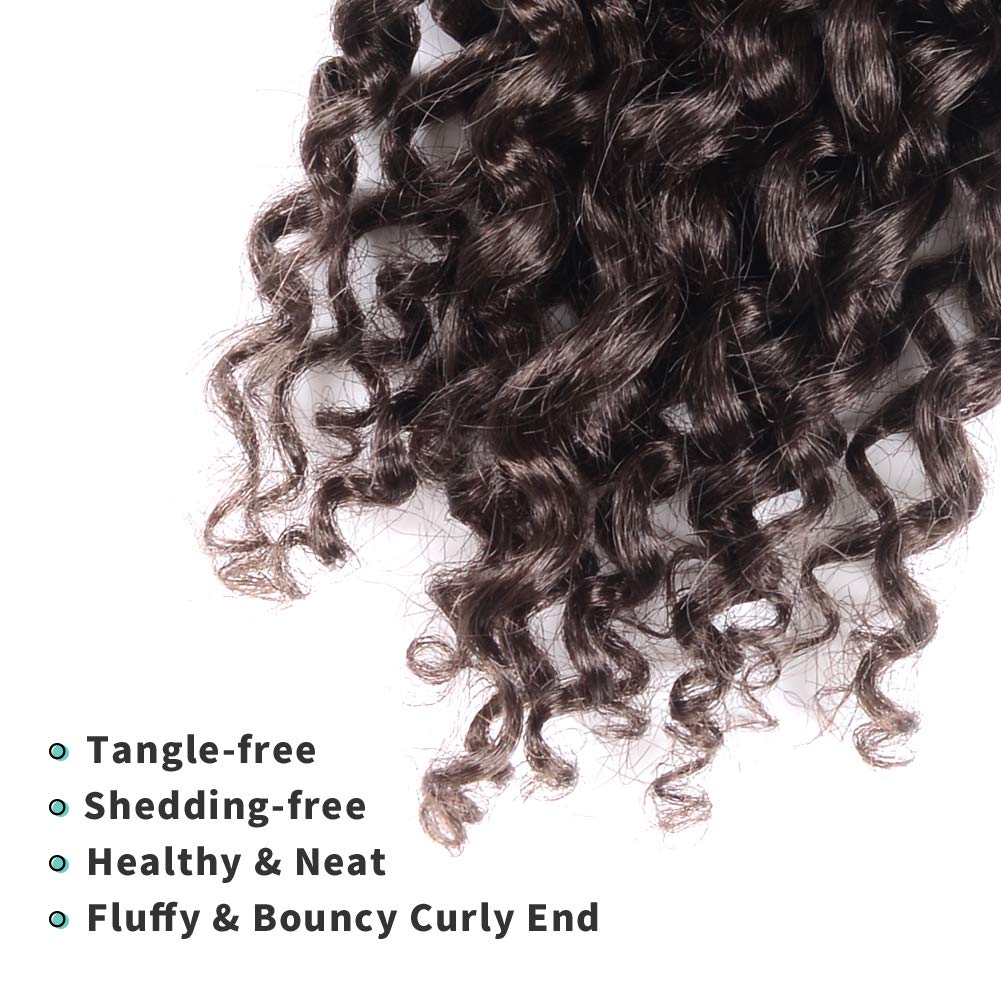 Facebook Group Benefit | TOYOTRESS Water Wave Passion Twist Hair 6/7 Packs - Ombre Orange Water Wave Crochet Braids Synthetic Braiding Hair Extensions