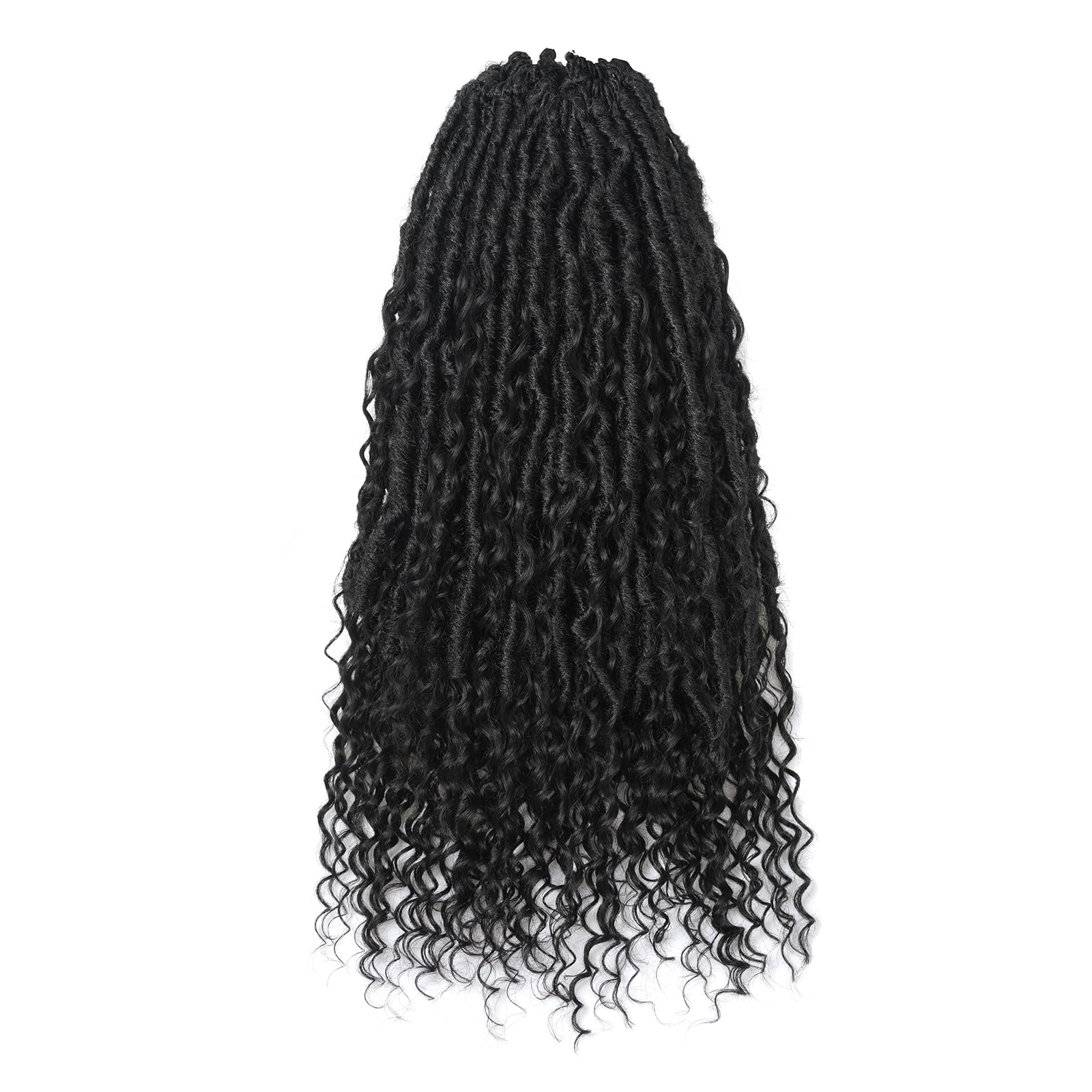 FAST SHIPPING 3-5 DAY Boho Human Hair Locs | Toyotress Boho Human Hair Locs - 8 Packs Pre-Looped Crochet Locs With Human Hair Curls, Ombre Brown Human Hair Locs With Curly Ends Braiding Hair Extensions