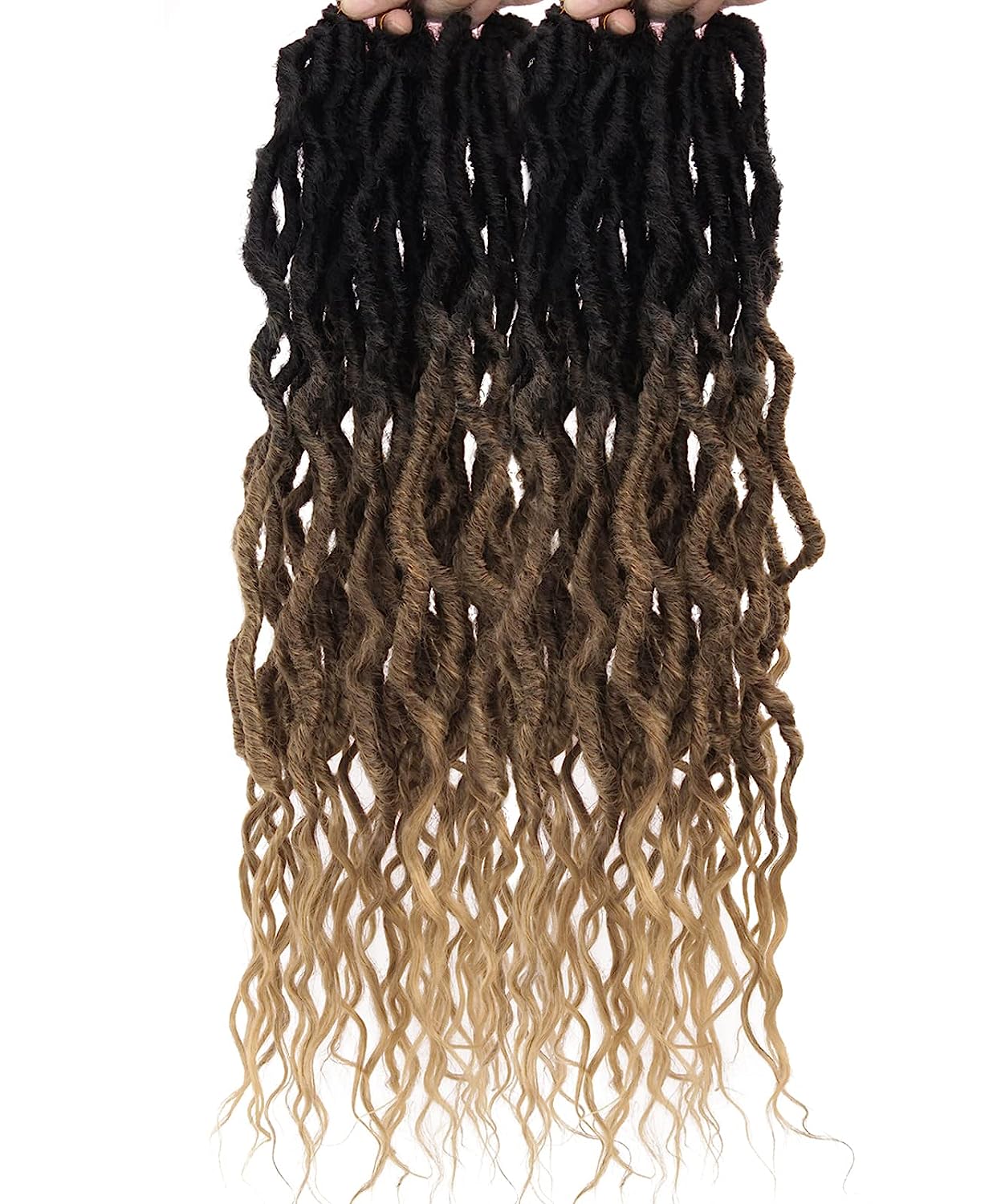 Toyotress wavy locs gypsy locs crochet hair extensions