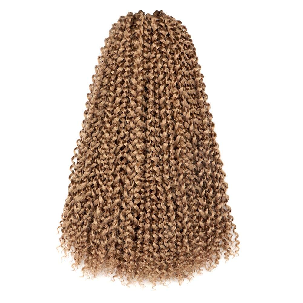 Facebook Group Benefit | TOYOTRESS Water Wave Passion Twist Hair 6/7 Packs - Ombre Orange Water Wave Crochet Braids Synthetic Braiding Hair Extensions