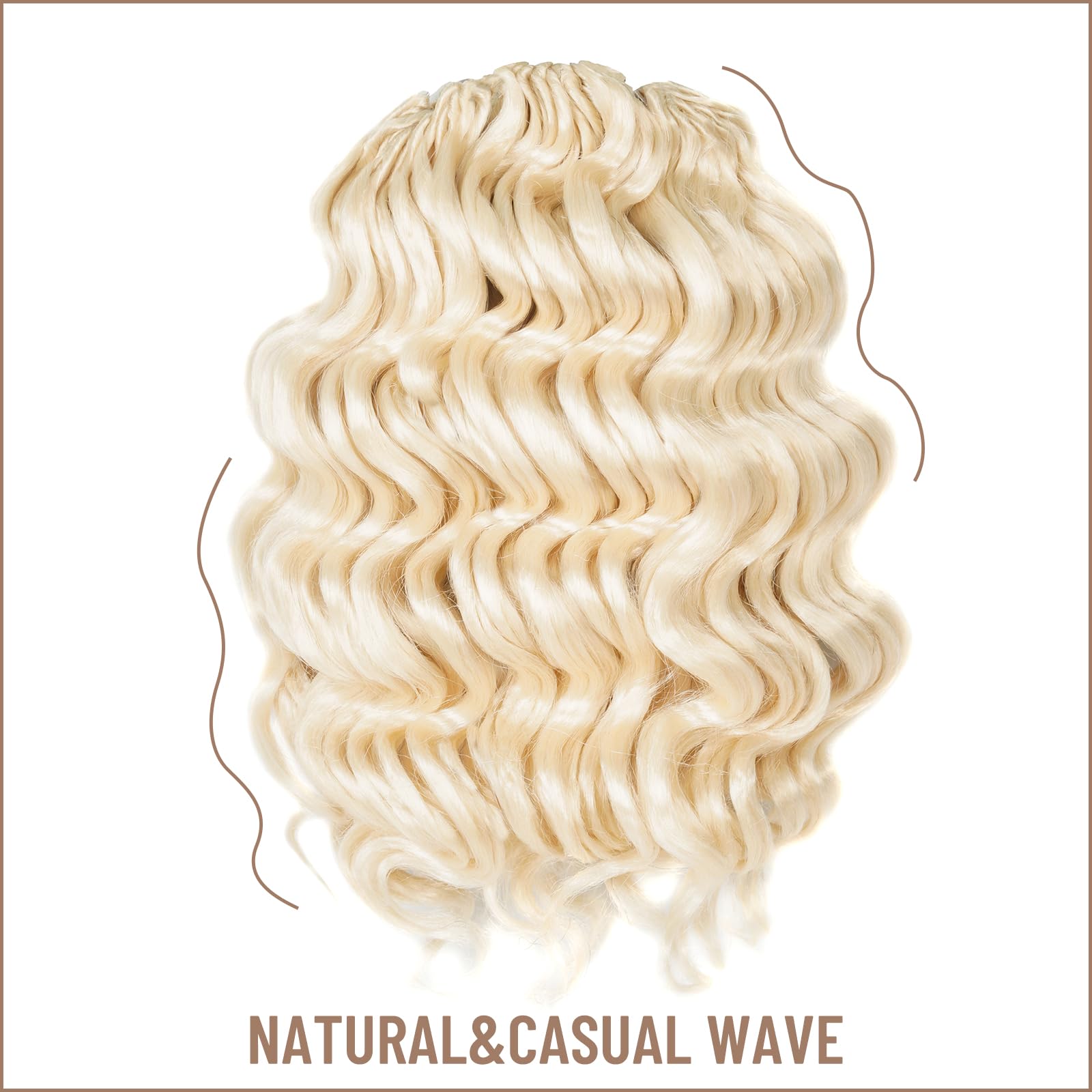 Ocean Wave Synthetic Crochet Braiding Hair Extensions - Toyotress