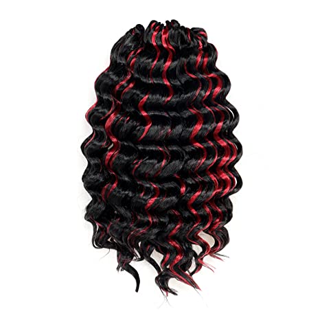 Deep Wave Synthetic Crochet Braiding Hair Extensions - Toyotress