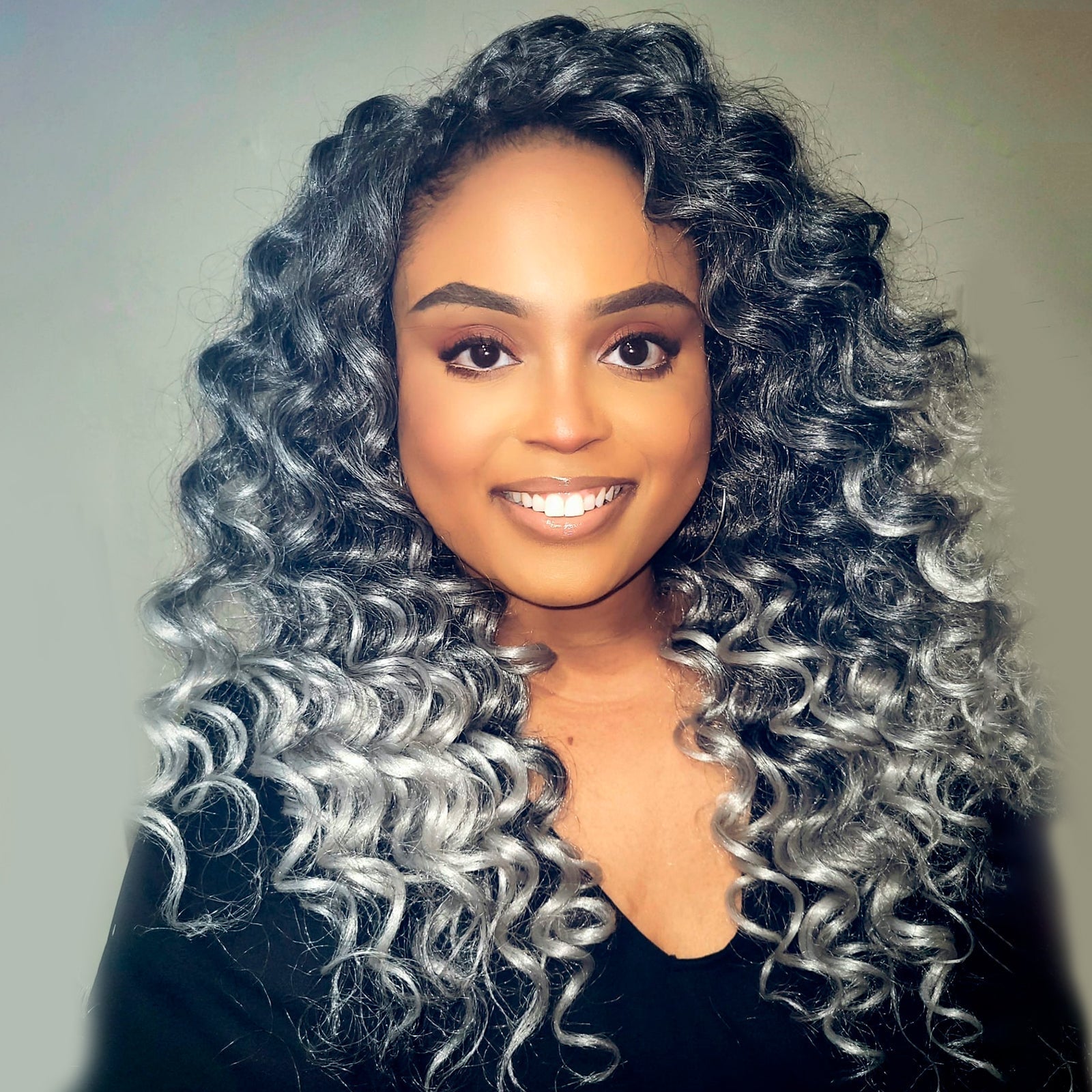 Facebook Group Benefit | Deep Wave Crochet Hair 10-14 Inch 8 Packs | Pre-Looped Wavy Curly Crochet Synthetic Hair