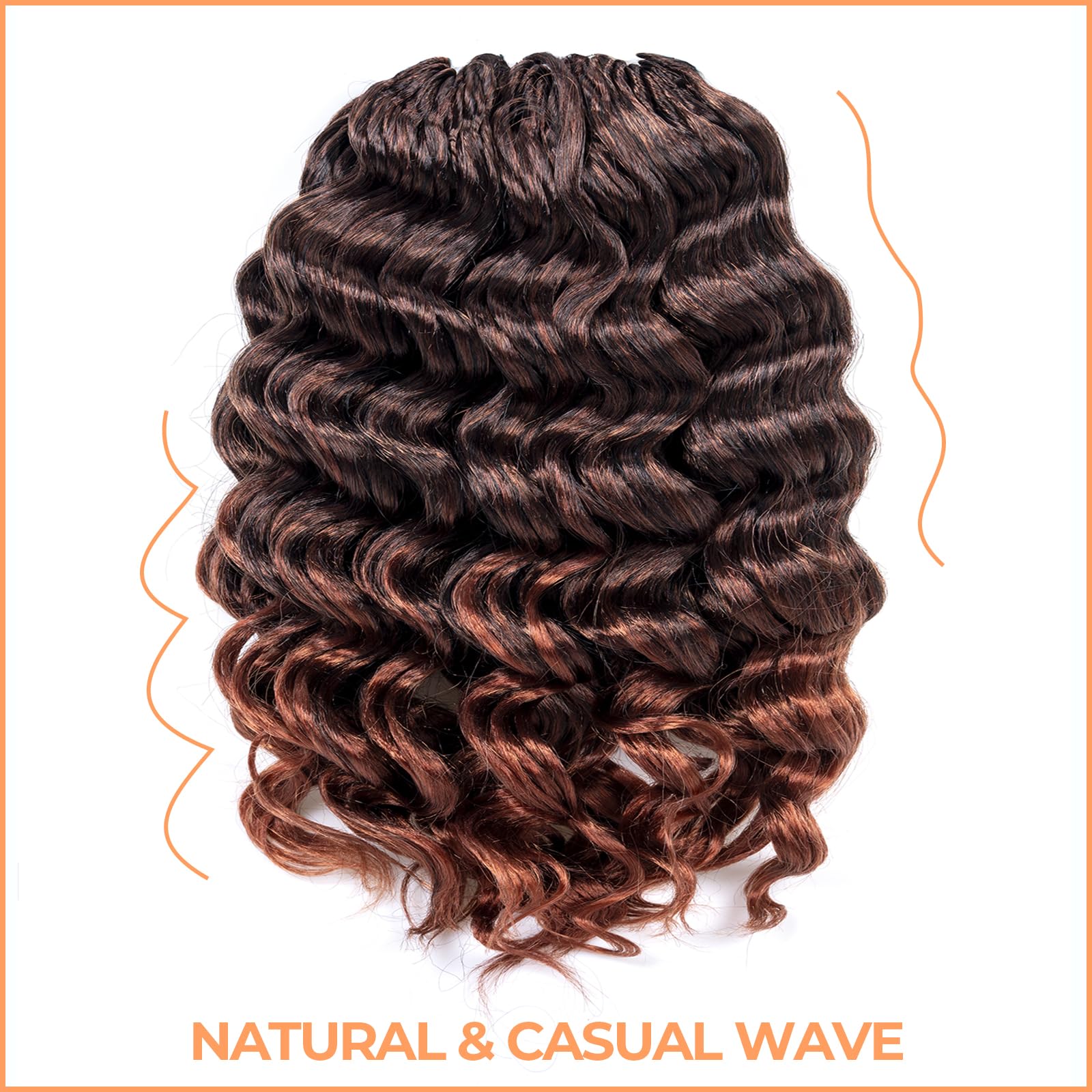 Ocean Wave Synthetic Crochet Braiding Hair Extensions - Toyotress