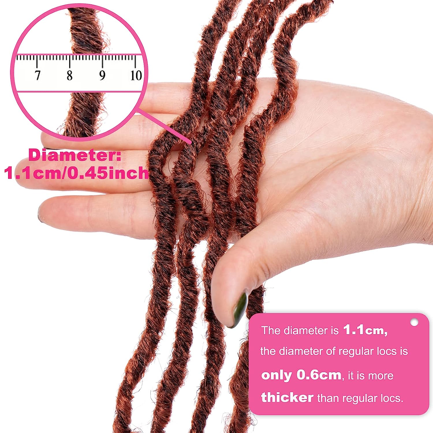 Toyotress wavy locs gypsy locs crochet hair extensions