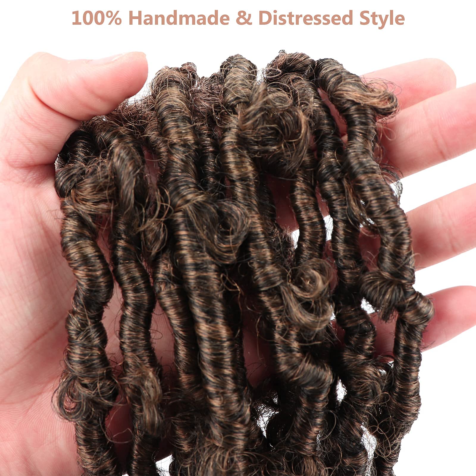 Butterfly Locs 12 Inches Pre-twisted Distressed Synthetic Crochet Hair - Toyotress