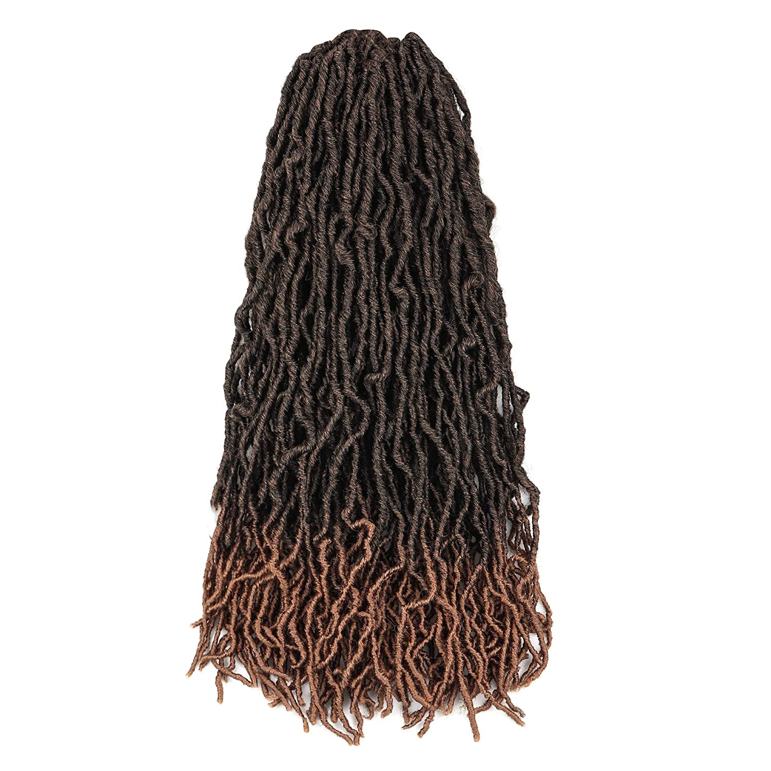 Faux Locs Crochet Hair Pre-Looped Handmade Crochet Braids Synthetic Braiding Hair